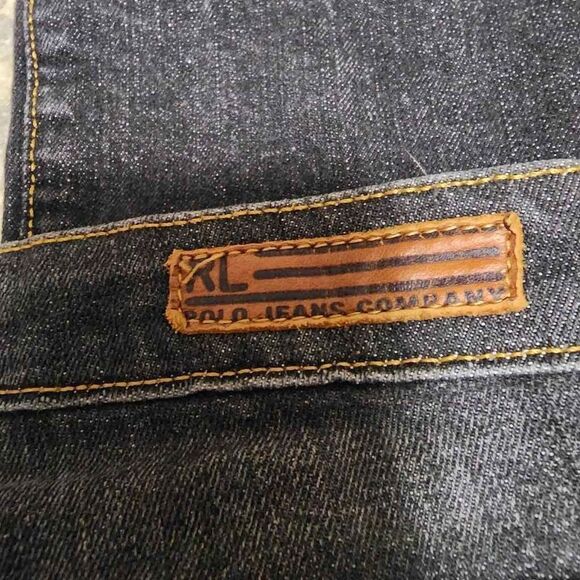 Polo Ralph Lauren Size 6 Gray Stretch Kelly Low Rise Straight Leg Jean - Picture 15 of 16